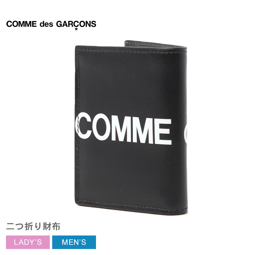 GARCONS コムデギャルソン HUGE LOGO財布　ブラック COMME des GARCONS（コムデギャルソン） CDG 財布 メンズ レディース