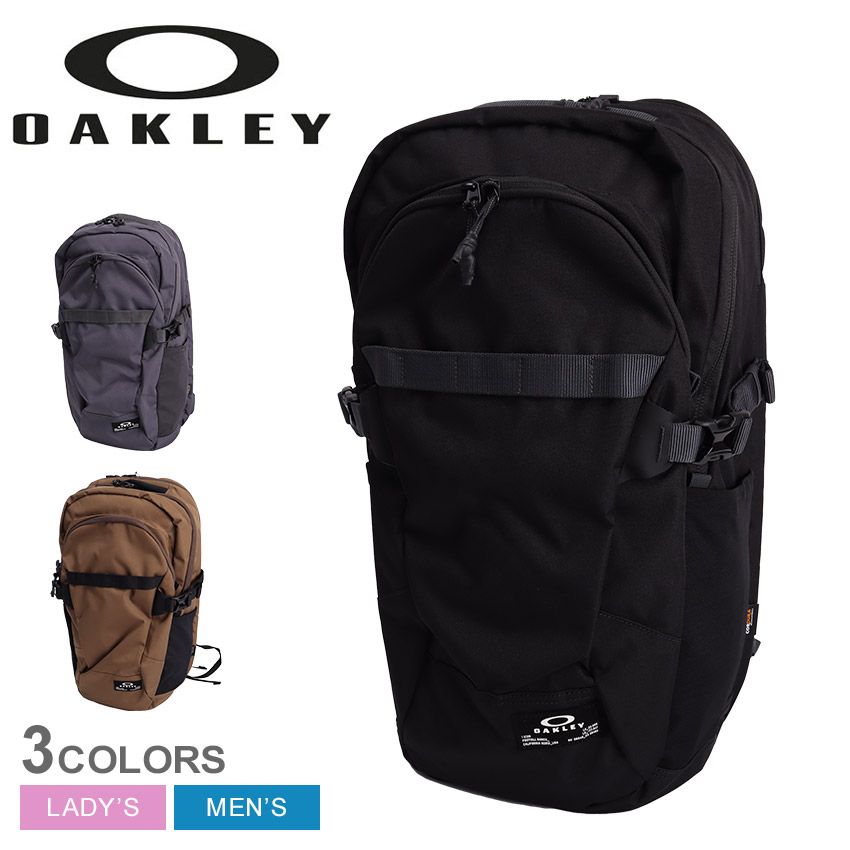 オークリー Essential Backpack L 7.0 Fw バックパック ユニセックス ブラック 黒 グレー ブラウン OAKLEY FOS901551 かばん 鞄 リュック デイパック カジュアル ブランド スポーティ シンプル 通学 通勤 はっ水性 耐久性 耐摩耗性