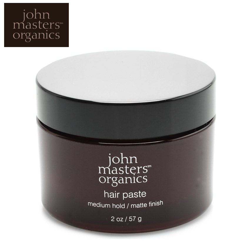 楽天市場 ジョンマスター オーガニック ワックス ヘアペースト 57g John Masters Organics 天然素材 スタイリング 天然由来成分 ナチュラル ボリューム 香り マット ナチュラル 立体感 髪 ヘアー メンズ レディース ラフ ショート ミディアム Z Sports