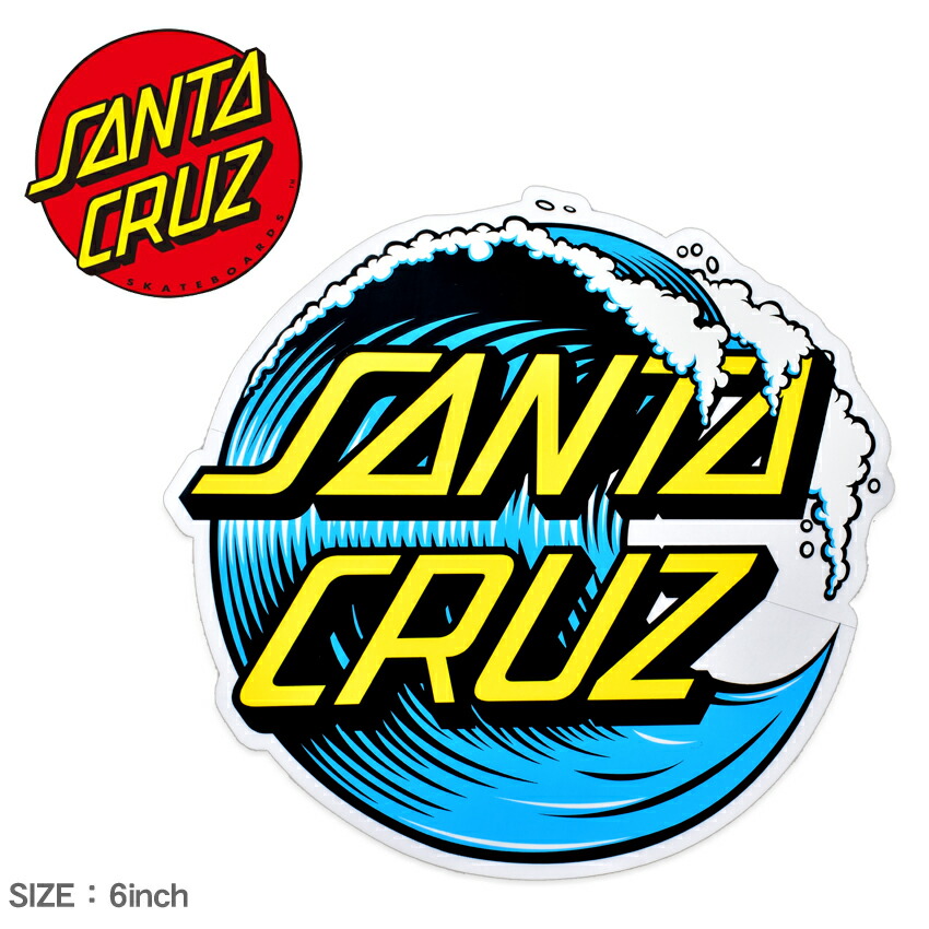 楽天市場】【ネコポス配送】サンタ クルーズ ステッカー SANTA CRUZ