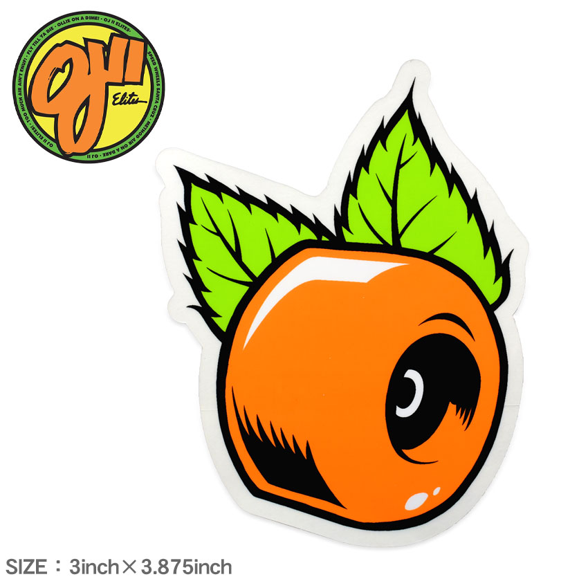 楽天市場】【ネコポス配送】オージェー ステッカー OJ ORANGE CLEAR