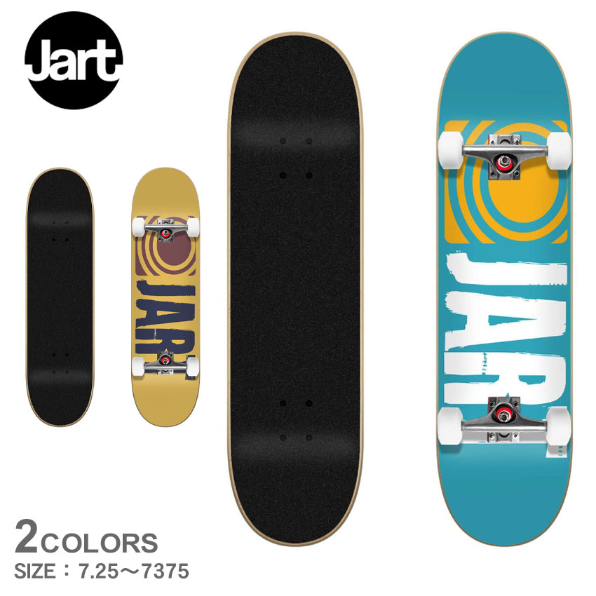 ジャート スケートボード CLASSIC MINI COMPLETE コンプリートデッキ メンズ レディース ブルー 青 イエロー ブラック 黒 JART SKATEBOARDS JACO0022A001 JACO0022A002 スケート スケートボード スケボー コンプリート 【ラッピング対象外】|slz| 11,418円