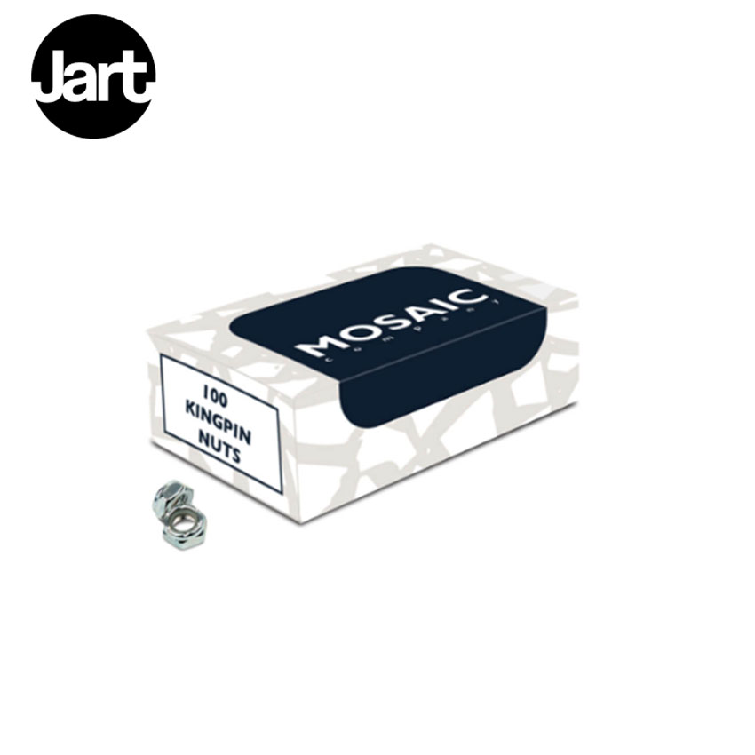 ジャート スケートボード 100 KINGPIN NUTS BOX スケートボード部品 メンズ レディース シルバー JART SKATEBOARDS MOACBE20C002 ナット スケート スケートボード スケボー 用具 工具 メンテナンス 組み立て ストリート 部品|slz|