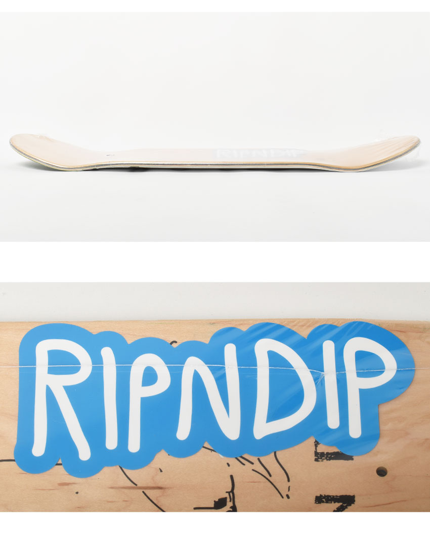 Ripndip スケートデッキ Deck Lord Nerm Rnd9170 おしゃれ かわいい カジュアル カスタム スケボー スケートボード ストリートブランド ネコ リップンディップ ロゴ ロードナーマル ロードニャーマル 人気 可愛い 定番 木製 板 白猫 以上節約 Lord