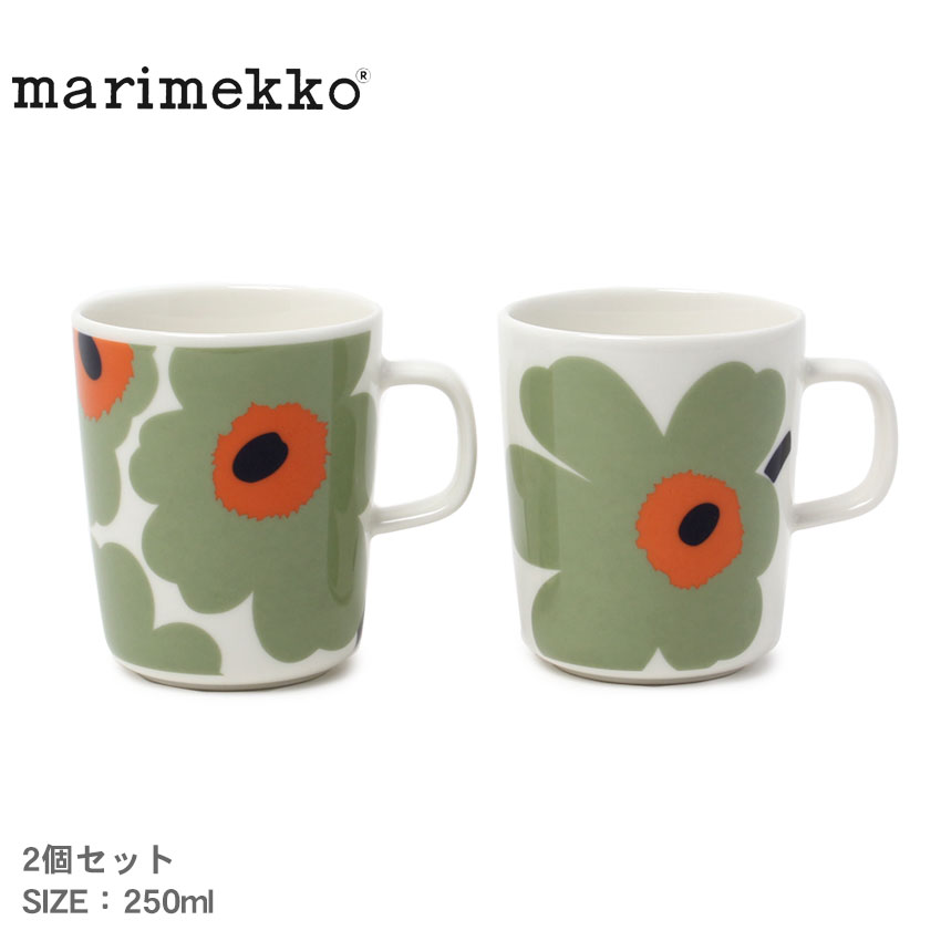 marimekko - 新品未使用　マリメッコ   マグカップ   70周年　ウニッコ  セット マリメッコ marimekko 70周年記念 ＜Unikko＞マグカップセット