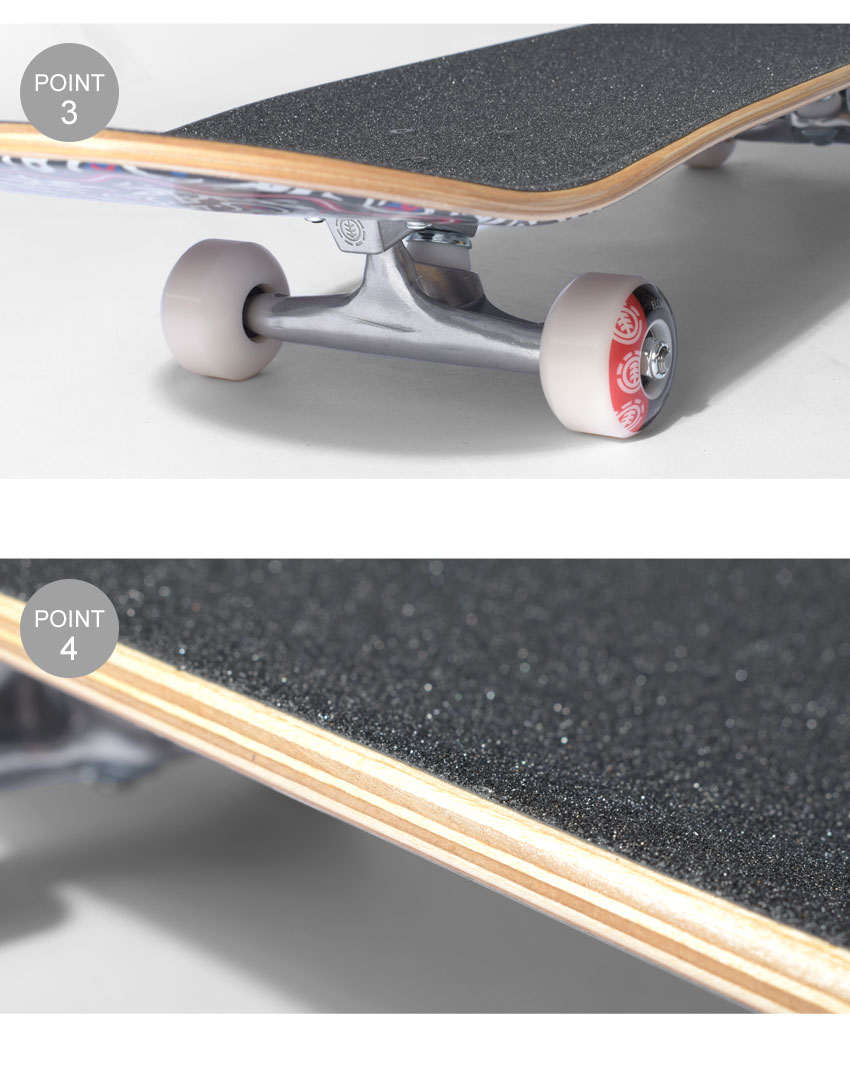 エレメント スケートボード メンズ レディース Paisel コンプリートデッキ 8 Element スケボー ボード スケート ストリート スポーツ ロゴ アウトドア ウィール おしゃれ 人気 定番 ブラック 黒 ピンク パープル 紫 マルチ Rvcconst Com