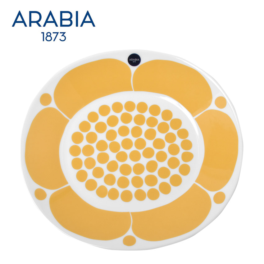 アラビア　スンヌンタイ　オーバルプレート（2枚） Arabia Sunnuntai Oval Plate / アラビア スンヌンタイ オーバル
