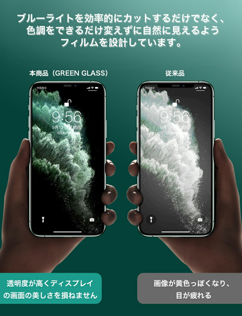 楽天市場 Iphone12 Pro Max ブルーライトカットフィルム 紫外線カット Iphone12pro ガラスフィルム 強化ガラス Iphone12mini 強化ガラスフィルム アイフォン12 フィルム 9h Zacca1 5 楽天市場店