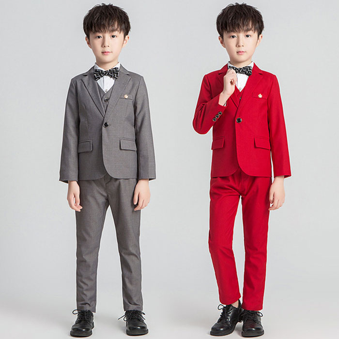 楽天市場】キッズ スーツ 男の子 4点セット フォーマルスーツ