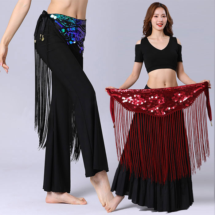 楽天市場】ベリーダンス ヒップスカーフ 華やか 花 刺繍 ダンス