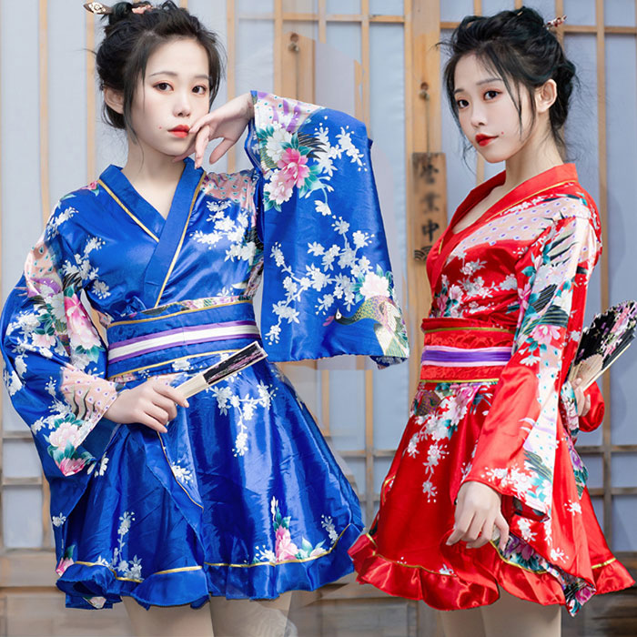 ★shiki 黒 赤 ビスチェ 和柄 コスプレ 和装 撮影 a0409 Tika 和服 コスプレ衣装 鬼 着物 和装 和風 セクシー ハロウィン
