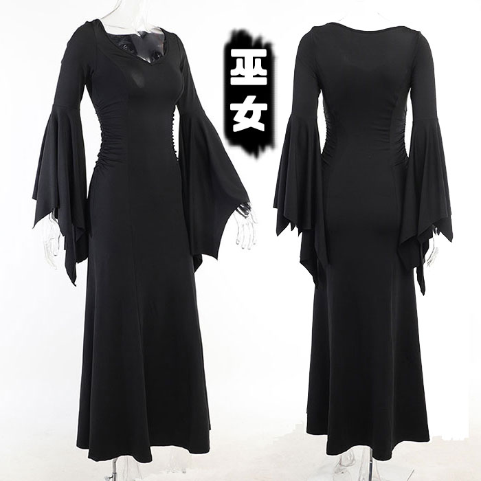 【美品】hazama　揺らめくロングベスト　ブラック　黒　ベロア　ハロウィン 極美品】hazama揺らめくロングベストブラック黒ベロアハロウィン