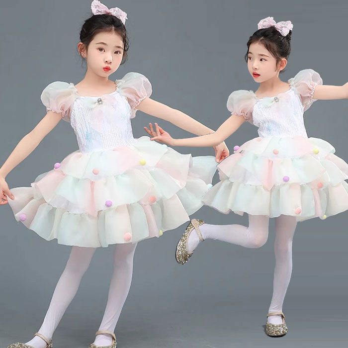 楽天市場】子供 ダンス衣装 キッズ バレエ ワンピース ダンス