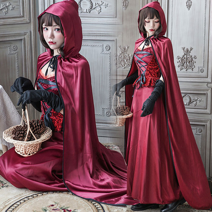 赤ずきん　ケープ　コスプレ　大人　ノスプロジェクト　ハロウィン 楽天市場】ハロウィン コスプレ 赤ずきん 妖精 仮装 衣装 大人
