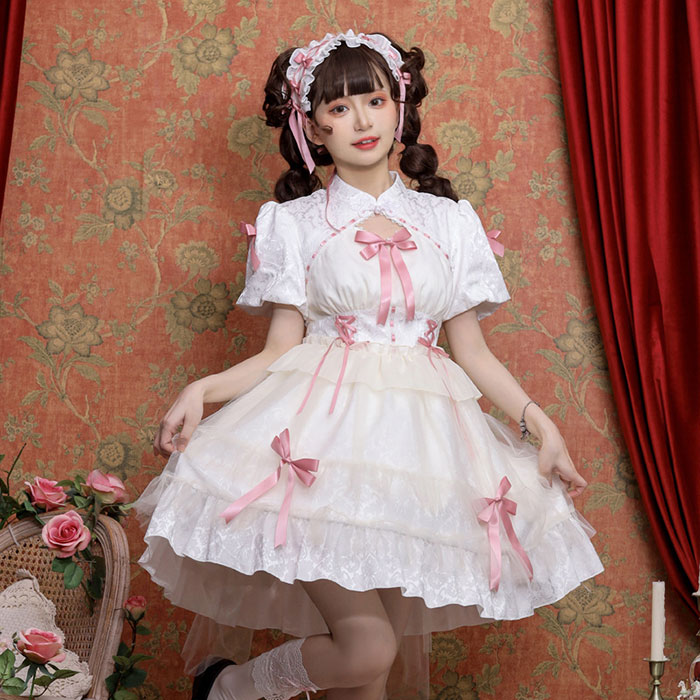 中華風ロリータ チャイナ ロリ ゴスロリ 中華風 ロリータ ワンピース ゴシック Amazon.co.jp: ゴスロリ 中華風 ロリータ ワンピース チャイナ