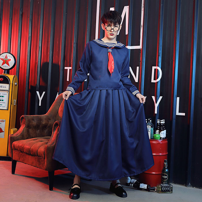 楽天市場 ハロウィン コスプレ セーラー服 男性用 女装 コスプレ 女子高生制服 コスプレ 女装 男性用 大きいサイズ 制服 メンズ 仮装 コスチューム 女子高生 女装 仮装 コスチューム 演劇 パーティー 演出 ステージ ハロウィン仮装 仮装 変装 Zacca Clover