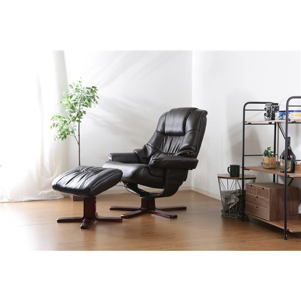 楽天市場】パーソナルチェア オットマン付き 肘付き アームチェア 椅子