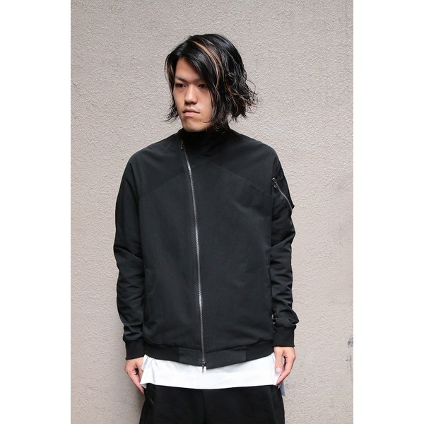 爆買い新作 JULIUS ジャットネックボマージャケット BLACK サイズ1 21