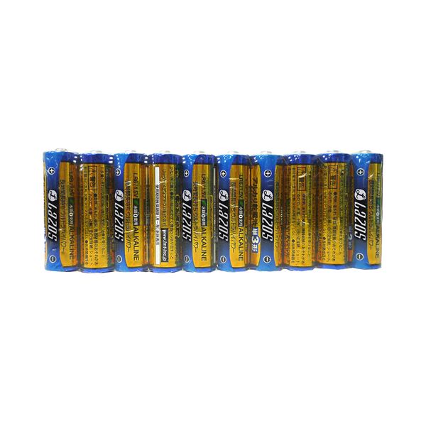 枚数限定 (業務用30セット) ジョインテックス アルカリ乾電池 単4×40本 N124J-4P-10