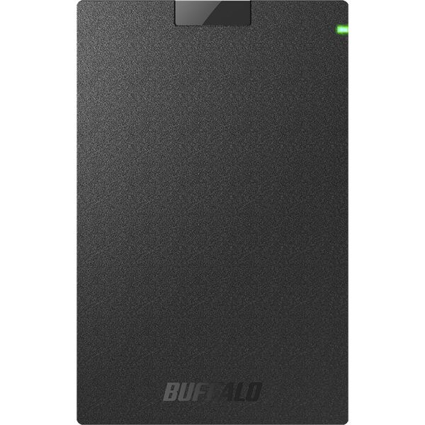 バッファロー ミニステーション USB3.1 Gen.1 ブラック2TB 対応 スタンダードモデル ポータブルHDD HD-PCG2.