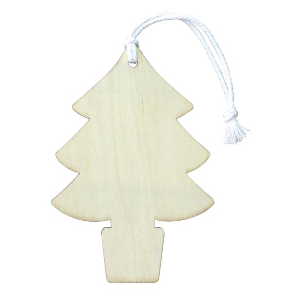 (まとめ）木製オーナメント クリスマスツリー【×20セット】｜雑貨のお店　ザッカル
