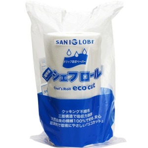 岡インターナショナル クッキングペーパー 超特厚シェフロール エコカット 業務用 80枚巻