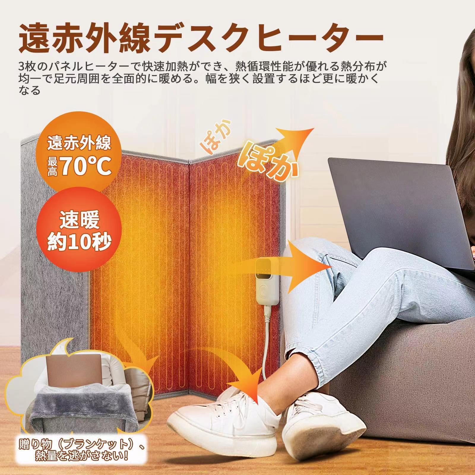 楽天市場】＼スーパーSALE／パネルヒーター 足元ヒーター オフィス