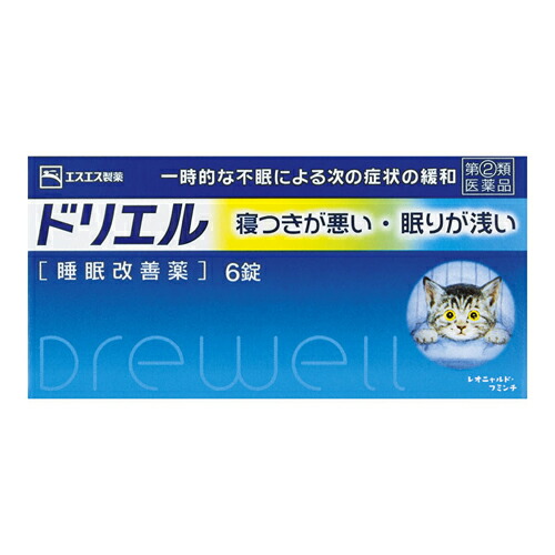 ドリエル 12錠 寝つきが悪い 眠りが浅いなどの一時的な不眠の緩和 第二類医薬品 催眠鎮静剤 安眠剤 市場 精神安定 錠剤 指定第2類医薬品 医薬品