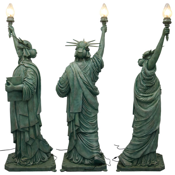 楽天市場 自由の女神像266センチ Statue Of Liberty 8 75ftfrp 耐水 軽い 強い 屋外用塗装 ガーデンファニチャー 置物 インテリア オブジェ 送料無料 ディアサーナ雑貨インテリアライフ