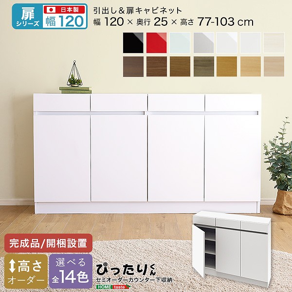 扉続きもの セミオーダーカウンター下納める接近してくん 押し入れ 幅120cm×奥ふかさ25珊