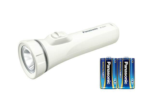 楽天市場】パナソニック 乾電池エボルタNEO付き ワイドパワーLED強力 ...