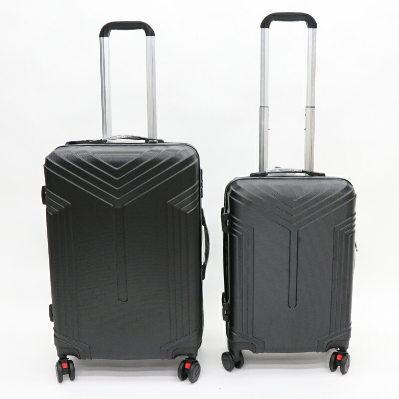 ヒロ　TSA　LOCK　軽量樹脂製キャリーケース　USD06　Fタイプ　S＆Mセットの２個セット　超軽量　高強度　360℃静音キャスター使用　ABS樹脂製｜電器と雑貨のマスコット 8,276円