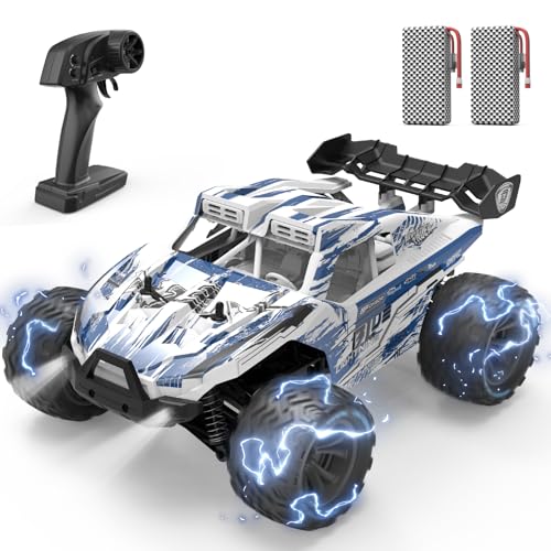 DEERC ラジコン オフロード ラジコンカー 車 おもちゃ リモコンカー 電動RCカー 4WD 高速 32km/h 無段階 1/14スケール全地形対応 2.4GHz 操作時間32分 合金ディファレンシャル ステアリング調整可能