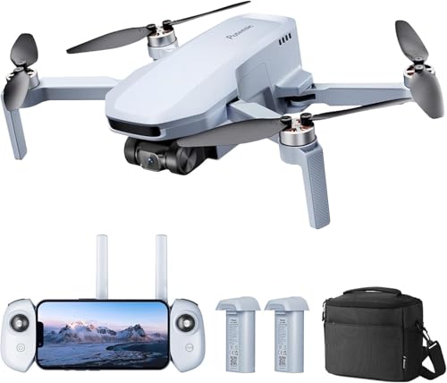 Potensic ATOM SE ドローン カメラ付き 4K動画 GPS搭載 EIS手ブレ補正 飛行時間62分 伝送距離4KM迄 折りたたみ式 軽量 ブラシレスモーター フライモアコンボ 父の日プレゼント 12ヶ月保証付き バッテ