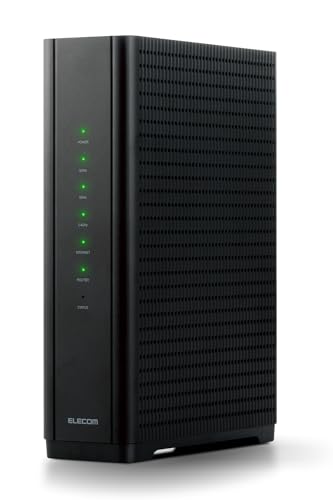 ルーター・ネットワーク機器 ELECOM Wi-Fi 7 WRC-BE36QS-B Wi-Fi 7 2882+688Mbps Wi-Fi 2.5Gルーター - WRC-BE36QS-B