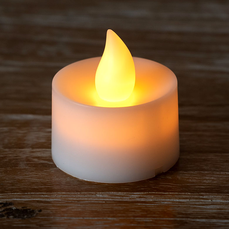 【楽天市場】LEDキャンドル ティーライトキャンドル キャンドル風 LED ボタン電池式 クリスマス インテリア イルミネーション ライト