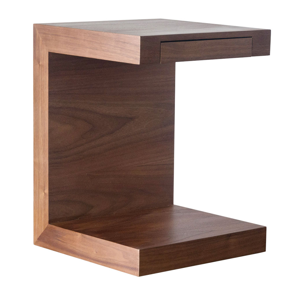 【楽天市場】サイドテーブル (91151)【 ベッドサイドテーブル ベッドテーブル 木製 引き出し コの字 ナイトテーブル おしゃれ テーブル