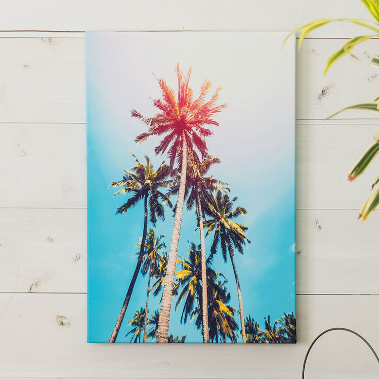ファッション通販 アートパネル カリフォルニアの空とヤシの木 幅40cm 高さ60cm 長方形 アートフレーム キャンバスアート 絵画 ポスター 壁掛けアート ウォールデコ レーション 西海岸 雑貨 サーフ アメリカン 北欧 おしゃれ インスタ映え Tonna Com