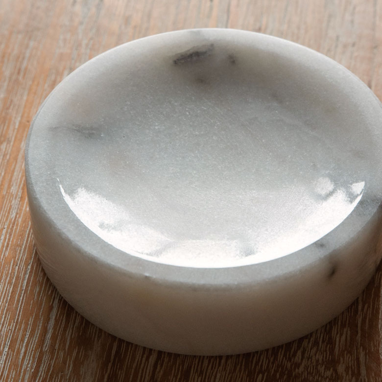 【楽天市場】ソープディッシュ 石鹸置き 天然大理石 マーブル柄 ホワイト クレア [66733]【 石鹸トレイ 石鹸