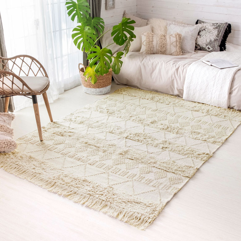 ★めいりー様専用★ 新品ラグ boho モロッカン + IKEAカーテン