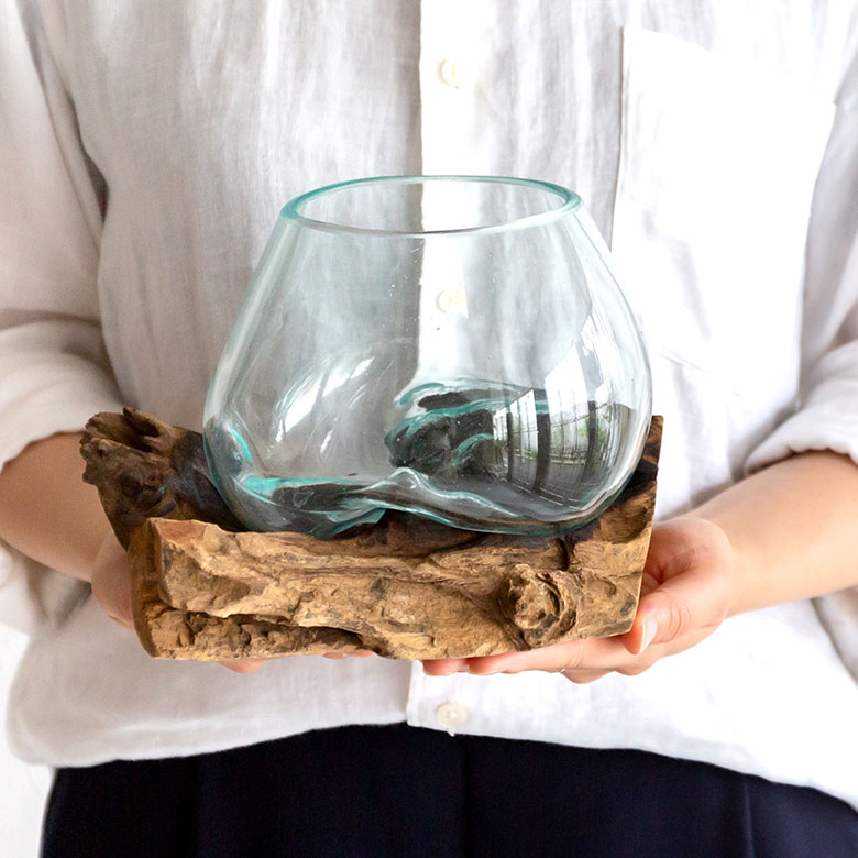 品質保証 海流木 流木ガラス No 5 大サイズ インテリア テラリウム 水槽 植物 観葉植物 Williamsav Com