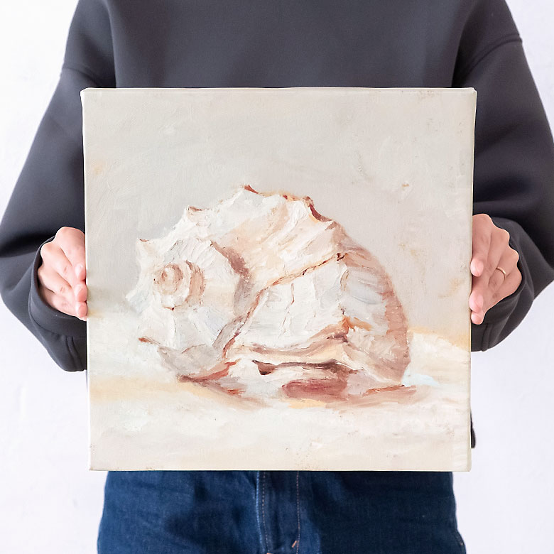 特別価格 アートパネル シェル 貝 キャンパス パネル イラスト デッサン 約 W 30cm D H 2 7cm アート キャンパスアート 絵画 壁掛け プリント Snail Spiral Shell Nautilus ウォール デコレーション 北欧 インテリア おしゃれ リゾート サーフ ハワイ 西海岸