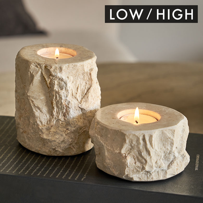楽天市場】大理石 キャンドルホルダー スタンド 白 紺 グレー ロウソク