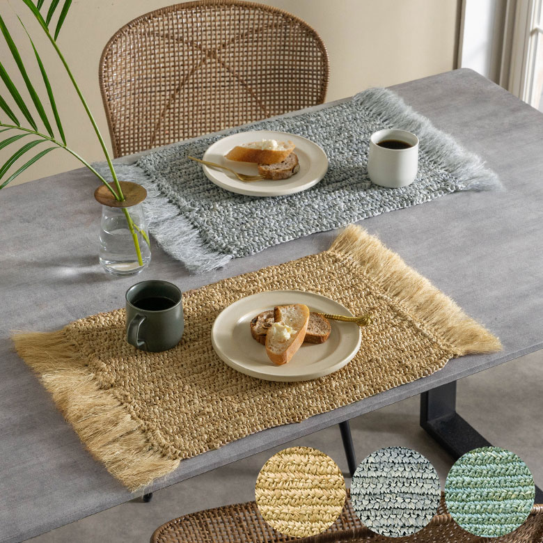 【美品】ラタン編みランチョンマットセット 楽天市場】【最大500円クーポン】 ラタン編み アジアン ランチョン