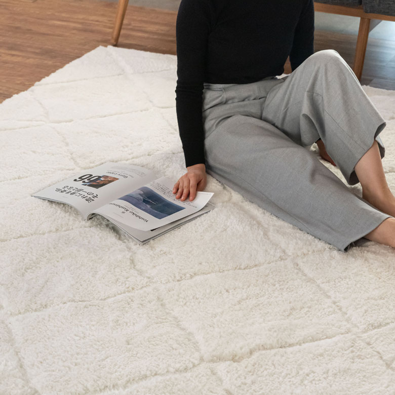 ラグ カーペット 加工 ラグマット 西海岸 約 フローリングカーペット 