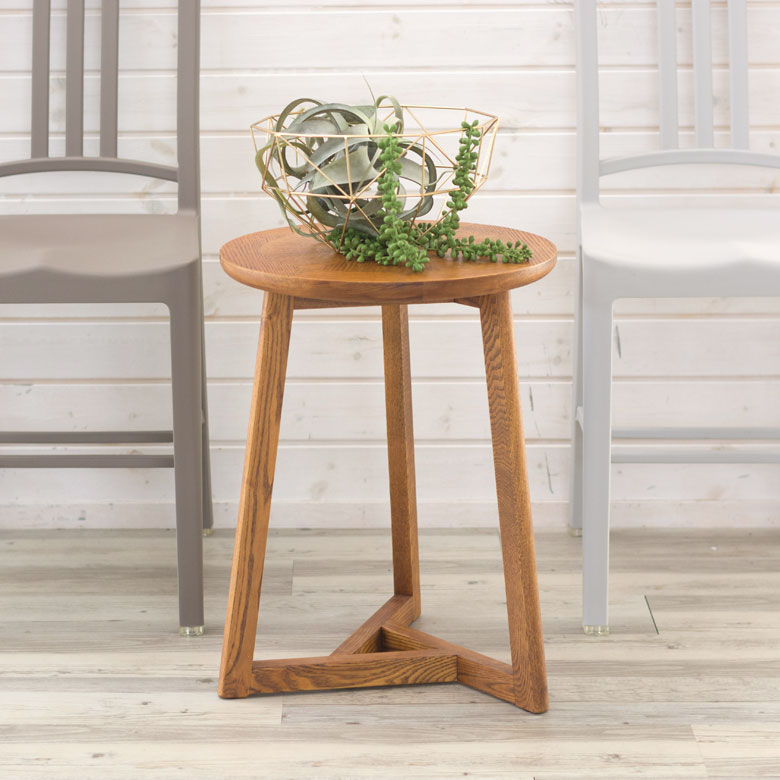 【楽天市場】サイドテーブル 円形 木製 40cm ブラウン 茶 テーブル ソファテーブル ナイトテーブル ベッドテーブル ベッドサイド ベッド
