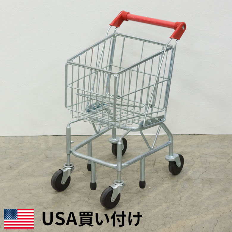 楽天市場 ショッピングカート アメリカ直輸入中古品 トロリースーパー ミニサイズ ステンレススチール製 シルバー Us124 Sv 買い物カート ショッピングトロリー 店舗什器 ディスプレイ ヴィンテージ レトロ アメリカ雑貨 アメリカン雑貨 生活雑貨のネット