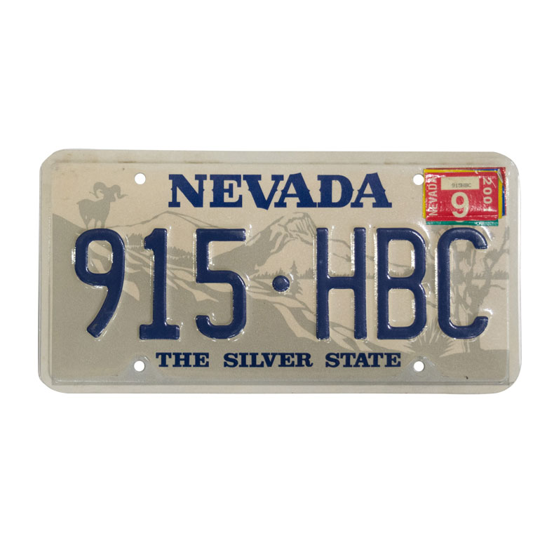 楽天市場 ナンバープレート アメリカ直輸入中古品 ネバダ 幅30 5cm 奥行15 5cm 看板 Us137 F ブルー アイボリー スチール ウォールデコレーション ヴィンテージ アンティーク レトロ おしゃれ かわいい アメリカ雑貨 アメリカン雑貨 西海岸 男前 生活雑貨