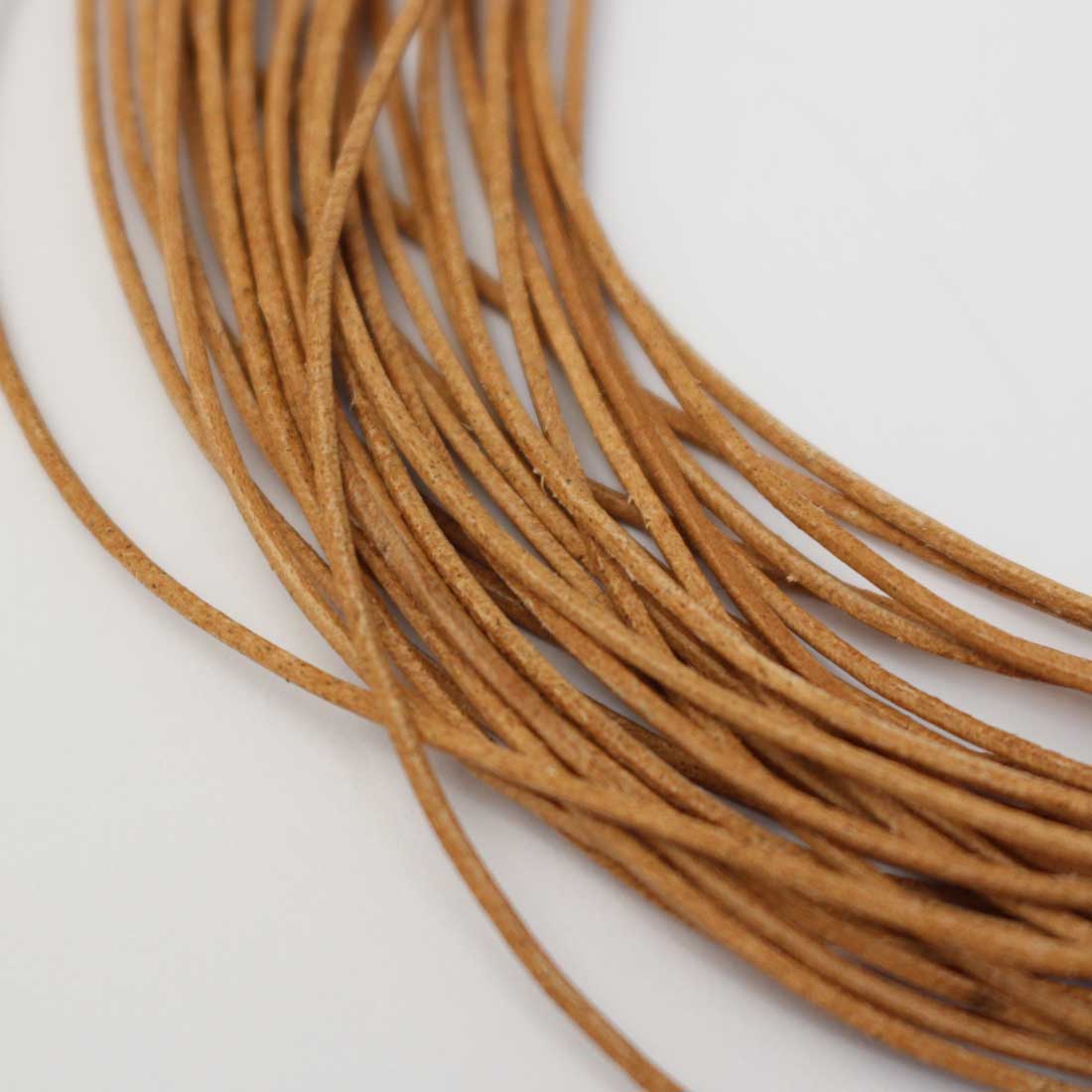 圆的革带[天然的颜色][约直径1mm][牛书皮革]sgy-1383-natural-10y