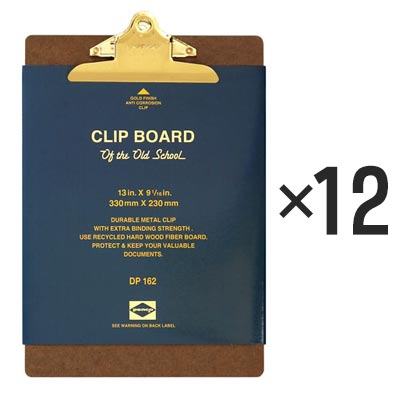 楽天市場 12個セット ペンコ クリップボード オールドスクール ゴールド Dp162 クリップホルダー クリップ バインダー おしゃれ かっこいい 文具 タテ 縦 ファイル アメリカ Hightide ハイタイド 無垢のテーブルで暮らそう目利き屋